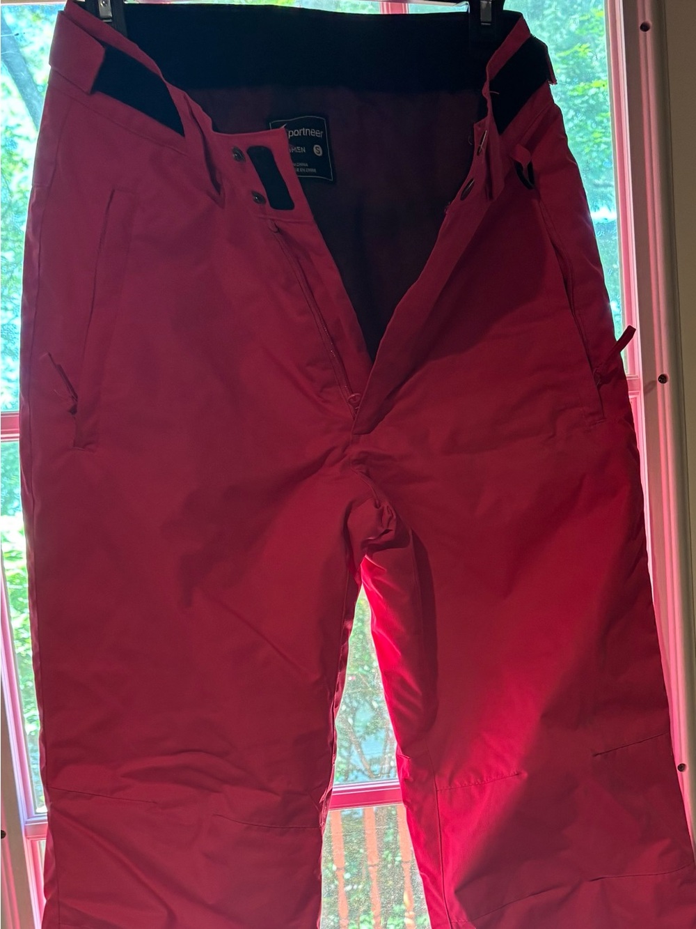 Women's Pink Insulated Ski Pants